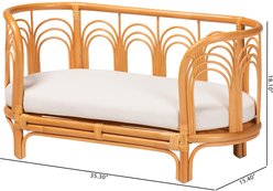 bali & pari Vina Dog & Cat Bed, Light Honey, Small slide 2 of 9