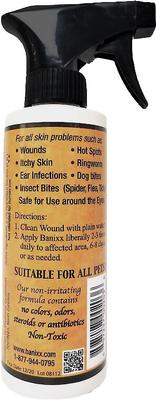 Show full view: Banixx Pet Care+ Wound Care & Anti-Itch Spray for Dogs, Cats & Small Pets, 8-fl oz bottle slide 3 of 7