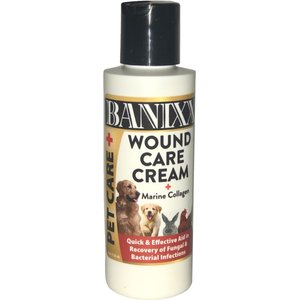 Banixx Wound Care Pet Cream with Marine Collagen for Dogs, Cats & Horses, 4-fl oz bottle
