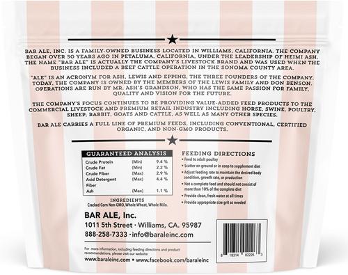 Show full view: Bar ALE Non-GMO Poultry Scratch Mix, 10-lb bag slide 2 of 5