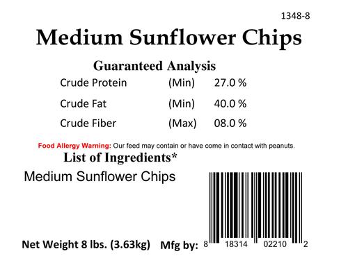 Show full view: Bar ALE Non-GMO Sunflower Chips Medium/Coarse Wild Bird Feed, 8-lb bag slide 4 of 5