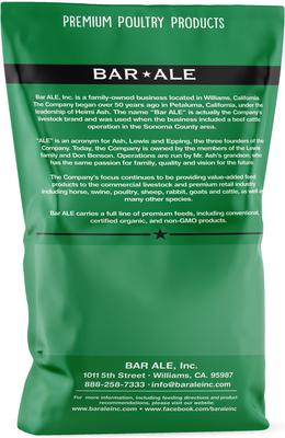Show full view: Bar ALE Organic 18% Hi-Energy Layer Mini-Pellet Chicken Feed, 10-lb bag slide 2 of 5