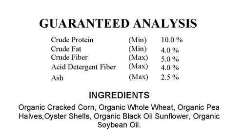 Show full view: Bar ALE Organic 4 Way Supreme Poultry Scratch, 10-lb bag slide 4 of 5