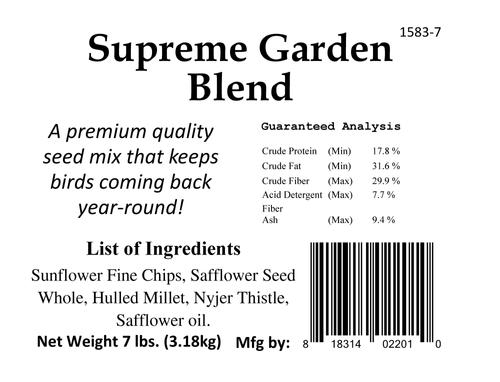 Show full view: Bar ALE Supreme Garden Blend Wild Bird Food, 7-lb bag slide 4 of 5