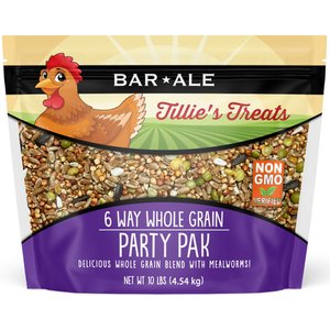 Bar ALE Tillie's Treats Non-GMO 6 Way Whole Grain Party Pak Chicken Treats, 10-lb bag