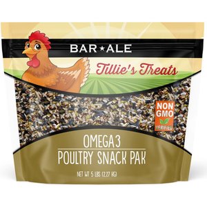 Bar ALE Tillie's Treats Non-GMO Omega3 Poultry Snack Pak Chicken Treats, 5-lb bag