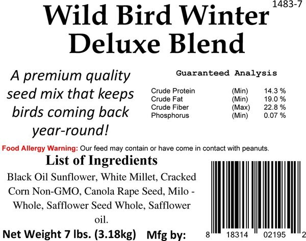 Bar ALE Winter Deluxe Blend Wild Bird Food, 7-lb bag