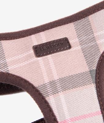 Show full view: Barbour Dog Harness, Taupe/Pink Tartan, Large: 21 to 29-in chest slide 4 of 6