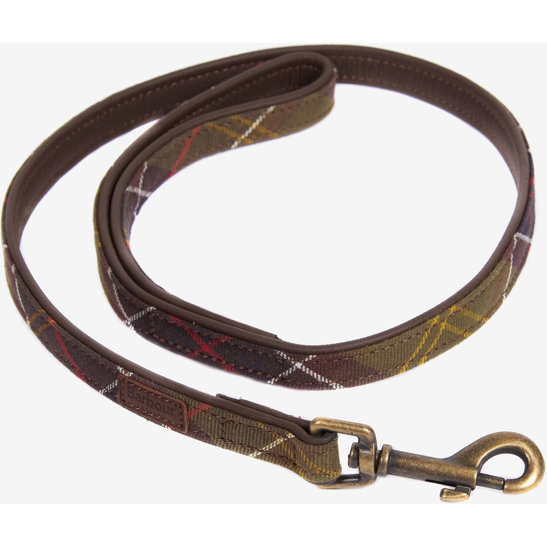 BARBOUR Dog Leash, Classic Tartan, 3-ft long, 1/2-in wide