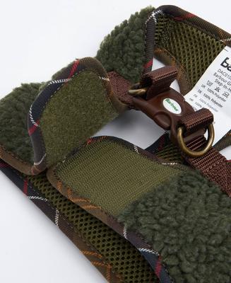Show full view: Barbour Fleece Dog Harness, Olive, Small: 14 to 18-in chest slide 5 of 6