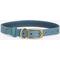 Show in main carousel: Barbour Leather Dog Collar, Blue, Small: 16-in neck, 1/2-in wide slide 1 of 5