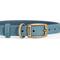 Show in main carousel: Barbour Leather Dog Collar, Blue, Small: 16-in neck, 1/2-in wide slide 2 of 5