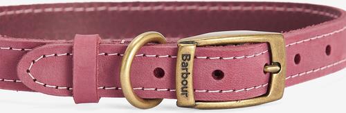 Show full view: Barbour Leather Dog Collar, Pink, Large: 25-in neck, 1-in wide slide 2 of 5