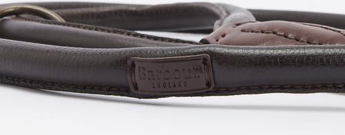 Show full view: Barbour Leather Snap Dog Leash, Dark Brown, 4-ft long, 1/2-in wide slide 3 of 3
