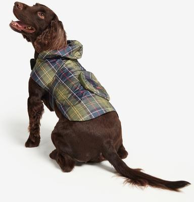 Show full view: Barbour Packable Tartan Dog Raincoat, X-Large slide 2 of 4