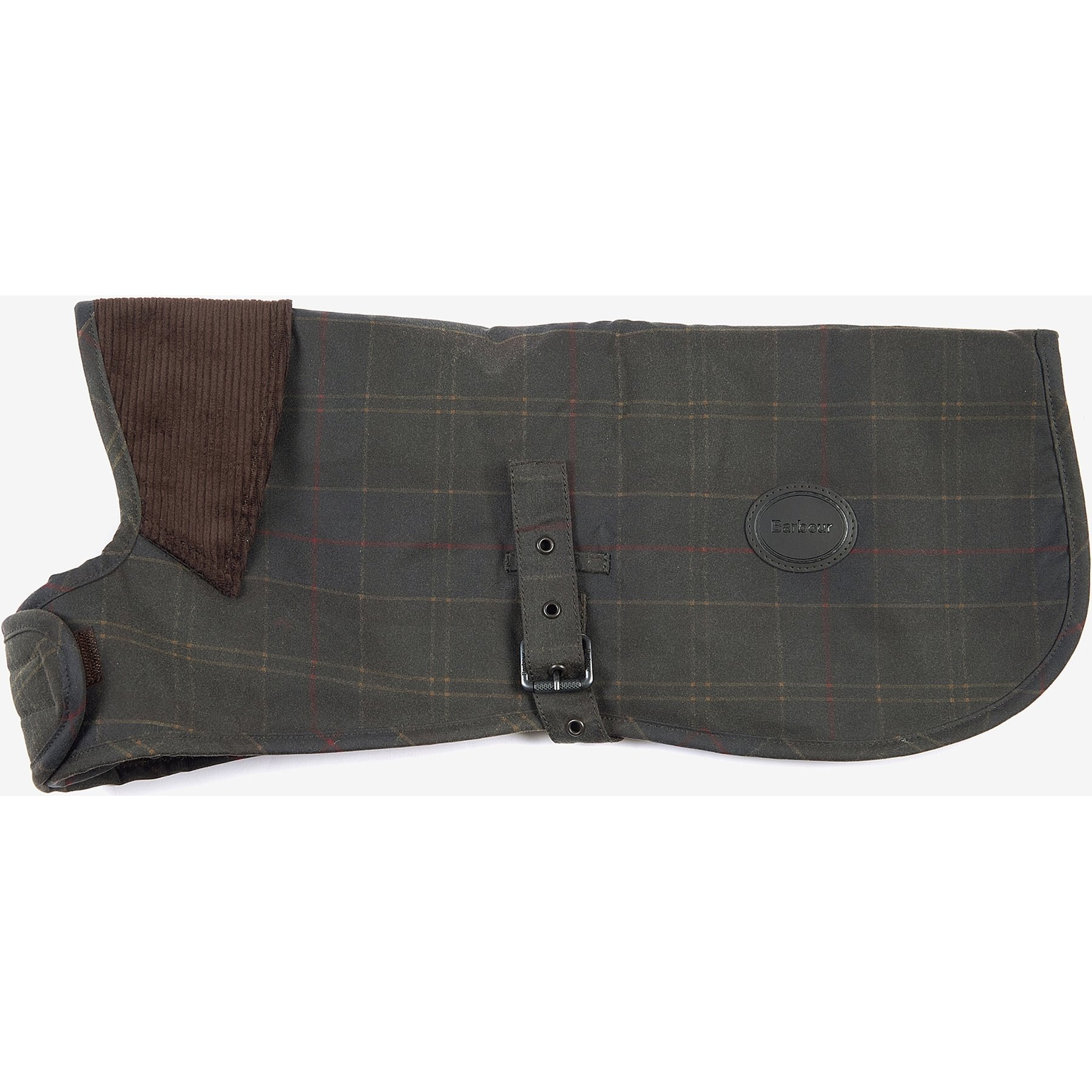 Barbour Tartan Wax Dog Coat, Classic Tartan, Medium