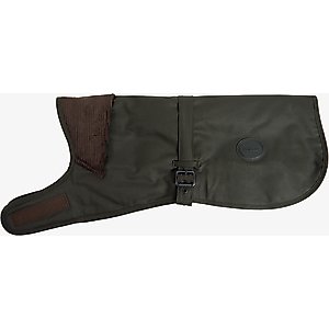 Barbour Wax Dog Coat, Olive, Small
