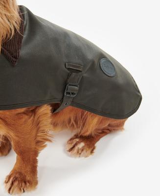 Show full view: Barbour Wax Dog Coat, Olive, Small slide 2 of 5