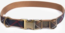 Barbour Webbing Dog Collar, Classic Tartan, Medium: 21-in neck, 3/4-in wide