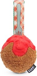 BARK A Squeaky Meat-a-Ball Beef Scented Rip & Reveal Squeaky Tough Dog Chew Toy