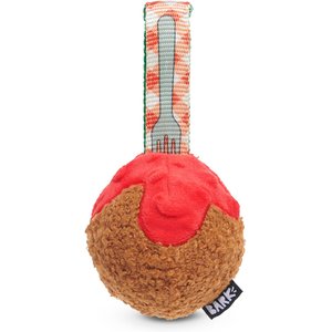 BARK A Squeaky Meat-a-Ball Beef Scented Rip & Reveal Squeaky Tough Dog Chew Toy