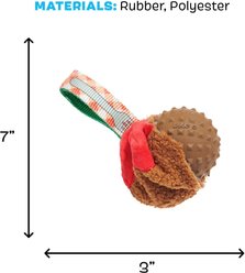 BARK A Squeaky Meat-a-Ball Beef Scented Rip & Reveal Squeaky Tough Dog Chew Toy slide 2 of 7