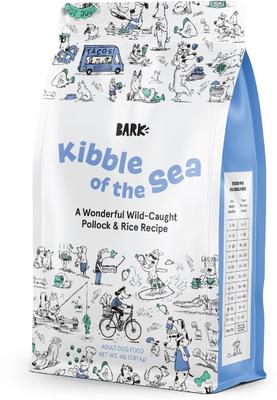 Discontinued - BARK Adult Fish Kibble Dry Dog Food, 4-lb bag - Chewy.com