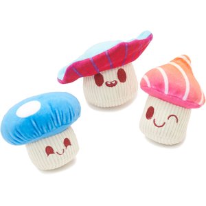 BARK Alice Magic Mushrooms 3-in-1 Plush Dog Toy