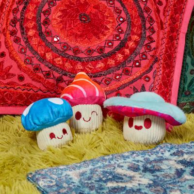 Show full view: BARK Alice Magic Mushrooms 3-in-1 Plush Dog Toy slide 5 of 9