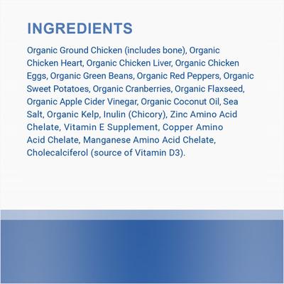 Show full view: Bark and Whiskers Adult Free-Range Chicken Entrée Dehydrated Raw Dog Food, 3-lb bag slide 4 of 6