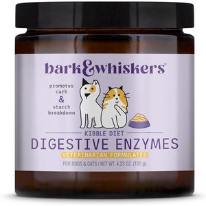 Bark and Whiskers Digestive Enzymes Dog & Cat Supplement, 120-g jar