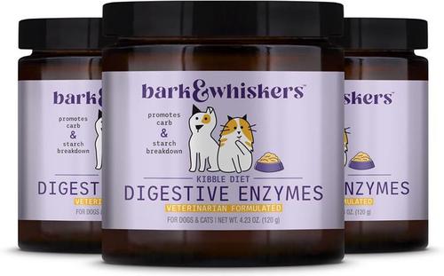 Show full view: Bark and Whiskers Digestive Enzymes Dog & Cat Supplement, 120-g jar slide 4 of 8