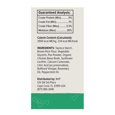 Show full view: Bark and Whiskers Gentle Chew Bone Rawhide-Free Large Dental Dog Treats, 12 count slide 4 of 5