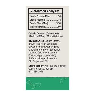 Show full view: Bark and Whiskers Gentle Chew Bone Rawhide-Free Small Dental Dog Treats, 12 count slide 3 of 4