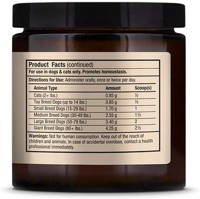 Show full view: Bark and Whiskers Immune Support Dog & Cat Supplement, 3.38-oz jar slide 5 of 9