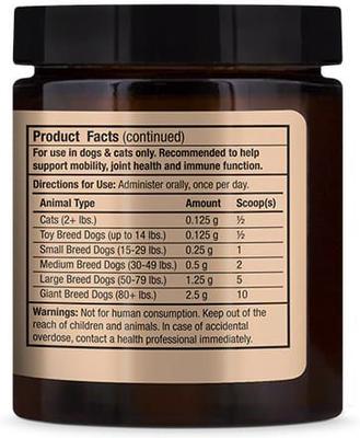 Show full view: Bark and Whiskers Organic Curcumin Dog & Cat Supplement, 2.64-oz jar slide 5 of 9