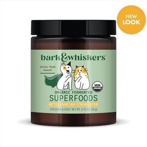 Bark and Whiskers Organic Fermented Powder Digestive Supplement for Dogs & Cats, 2.75-oz bottle