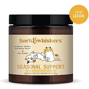 Bark and Whiskers Seasonal Support Dog & Cat Supplement, 3.17-oz jar