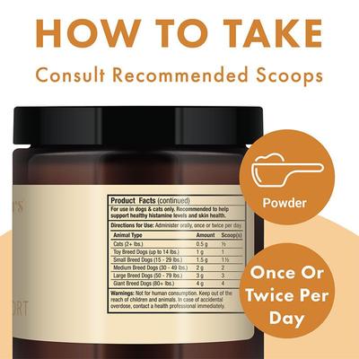 Show full view: Bark and Whiskers Seasonal Support Dog & Cat Supplement, 3.17-oz jar slide 4 of 8