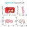Show in main carousel: BARK Animal Squeakers Snacks Multi-Part Squeaky Plush Dog Toy, Small slide 5 of 7