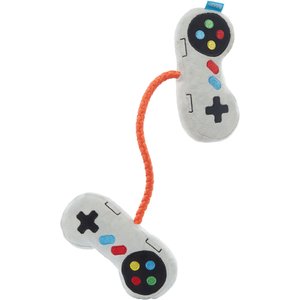 BARK Ate Bit Controllers Squeaky Plush Dog Rope Toy