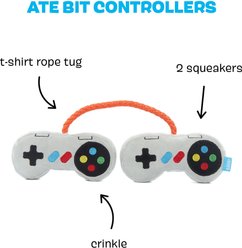 BARK Ate Bit Controllers Squeaky Plush Dog Rope Toy slide 2 of 8