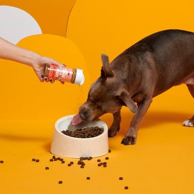 Show full view: BARK Bada Bing! Bada Beef! High Protein Limited Ingredient Dry Dog Food Topper, 4.6-oz bottle, 1 count slide 7 of 9