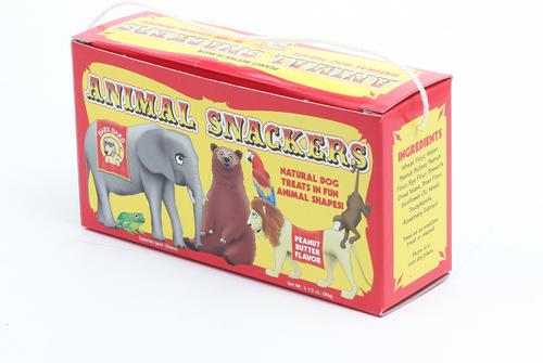 Show full view: Bark Bars Animal Snackers Peanut Butter Flavor Dog Treat, 3.5-oz box slide 3 of 4