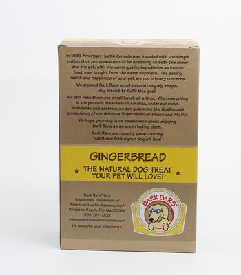 Show full view: Bark Bars Gingerbread Dog Treats, 12-oz box slide 3 of 3