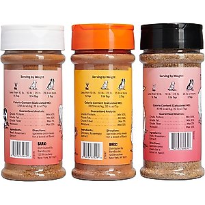 BARK Beef, Chicken, & Pork Variety Pack High Protein Limited Ingredient Dry Dog Food Topper, 4.6-oz bottle, 3 count