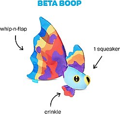BARK Beta Boop Whip & Flip Squeaky Plush Dog Toy slide 2 of 8