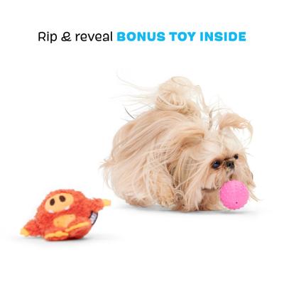 Show full view: BARK Betty Bigfoot Hard Core Tough Dog Chew Toy, Red, Large slide 4 of 9