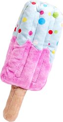 BARK Big Poppa Squeaky Plush Dog Toy, Pink