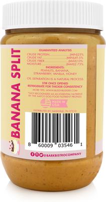 Show full view: Bark Bistro Company Banana Split Buddy Budder Dog Treat, 17-oz jar slide 3 of 7